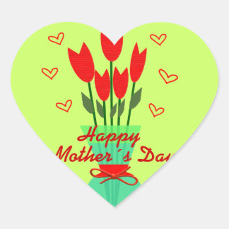 Stiker Heart to Mothers Day Hart Sticker