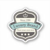 Stiker luxury brand sticker (Voorkant)