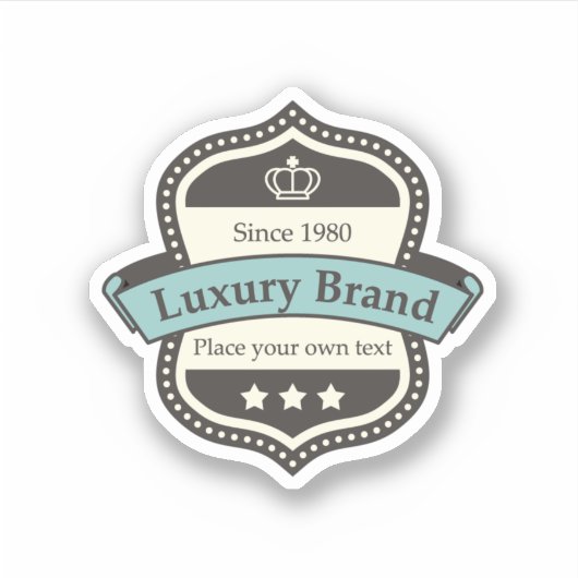 Stiker luxury brand sticker (Voorkant)
