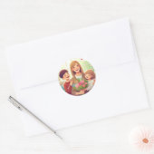 Stikers Happy Mother Day Ronde Sticker (Envelop)