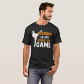 Stikken is mijn soort game-karaatontwerp t-shirt (Voorkant volledig)
