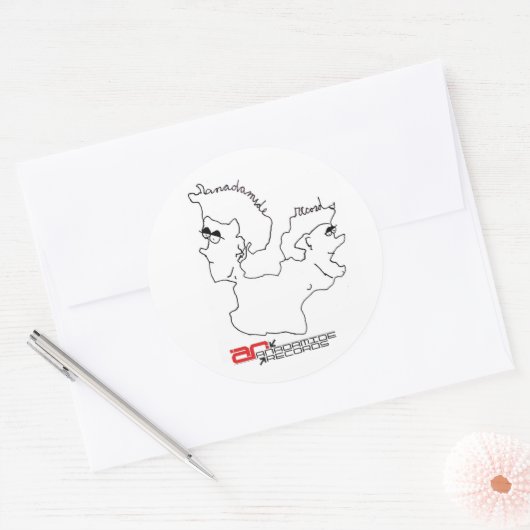 stikker ronde sticker (Envelop)