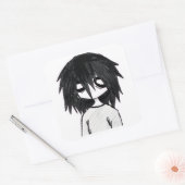 Stikker Vierkante Sticker (Envelop)