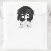 Stikker Vierkante Sticker (Tas)