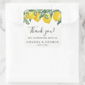 Stikkercitroenen en groene wijnen voor weddenschap vierkante sticker (Tas)