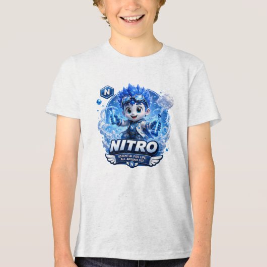 Stikstof van ATOMIVRA Tri-Blend Shirt (Voorkant)