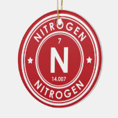 Stikstofelement Rode keramische decoratie (Links)