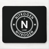 Stikstofelement Zwarte Muismat (Voorkant)