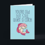 Stil A Catch Cute Vist Pun Funny Birthday Kaart<br><div class="desc">Grappig en schattig verjaardagskaart voor degenen die van puns en humor houden. Ideaal om je vrienden en familie geluk te wensen met hun verjaardag. Bezoek onze winkel voor meer collectie met verjaardagskaarten. Je zult iets coole,  humoristische en soms sarcastische verjaardagskaarten vinden voor je speciale iemand.</div>