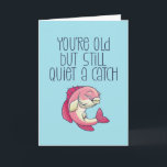 Stil A Catch Cute Vist Pun Funny Birthday Kaart<br><div class="desc">Grappig en schattig verjaardagskaart voor degenen die van puns en humor houden. Ideaal om je vrienden en familie geluk te wensen met hun verjaardag. Bezoek onze winkel voor meer collectie met verjaardagskaarten. Je zult iets coole,  humoristische en soms sarcastische verjaardagskaarten vinden voor je speciale iemand.</div>
