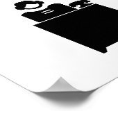 Stil, administratief assistent op het werk poster (Hoek)