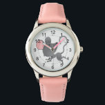 Stil als Cartoon voor muisgeluid Horloge<br><div class="desc">Een schattig klein afbeelding met een muis cartoon op dit kleurrijke horloge maakt een prachtig kindercadeau.</div>