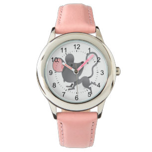 Stil als Cartoon voor muisgeluid Horloge