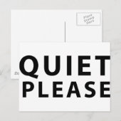 Stil alsjeblieft briefkaart (Voorkant / Achterkant)