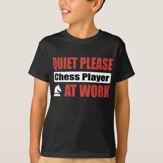 Stil alsjeblieft Chef Player op het werk T-shirt (Voorkant)