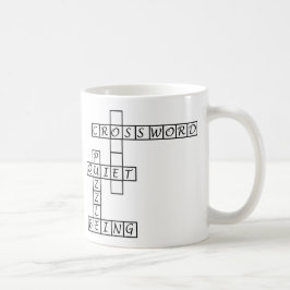 Stil alsjeblieft - Crossword Koffiemok