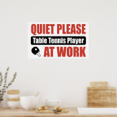 Stil alsjeblieft de Speler van de Tennis van de Li Poster (Keuken)