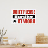 Stil, alsjeblieft hoer op het werk poster (Keuken)