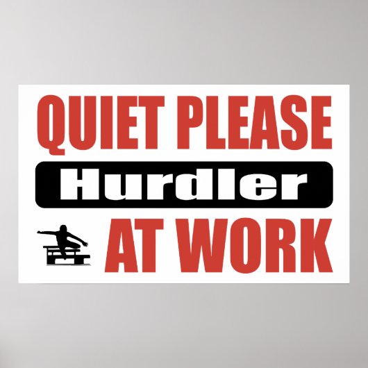 Stil, alsjeblieft hoer op het werk poster (Voorkant)