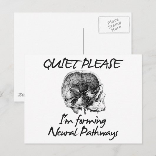 Stil alsjeblieft: Ik maak Neurale Pathways Briefkaart (Voorkant / Achterkant)