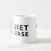 Stil alsjeblieft koffiemok (Voorkant links)