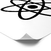 Stil alsjeblieft natuurkundige op het werk poster (Hoek)