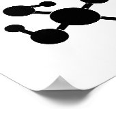 Stil alsjeblieft polymeerchemicus op het werk poster (Hoek)