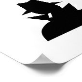 Stil alsjeblieft speel op het werk poster (Hoek)