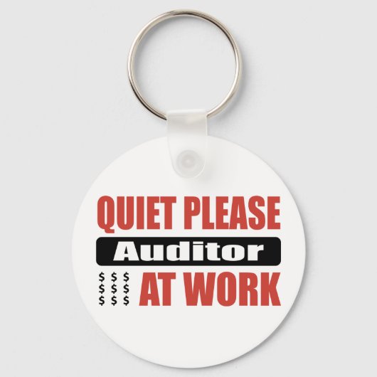 Stil, auditor op het werk sleutelhanger (Voorkant)