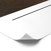 Stil avond - Koffiekunst verzenden Poster (Hoek)