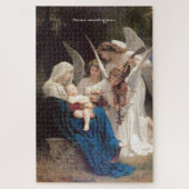 Stil Baby Jesus slaapt Angel Lullaby Script Legpuzzel (Verticaal)