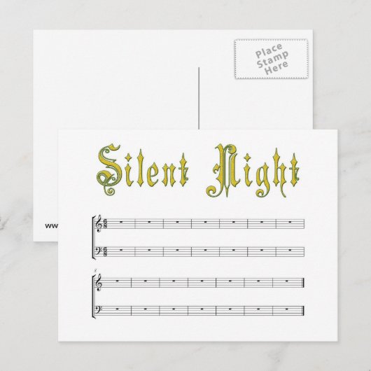 Stil briefkaart (Voorkant / Achterkant)