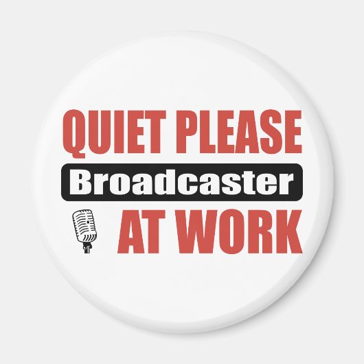 Stil, Broadcaster op het werk Magneet (Voorkant)