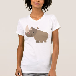 Stil Cartoon Rhino T-shirt
