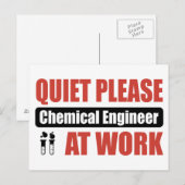 Stil, Chemische engineer op het werk Briefkaart (Voorkant / Achterkant)