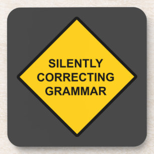 Stil corrigeren Grammar Drankjes Onderzetter