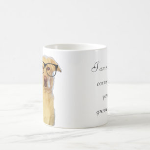 Stil corrigeren van uw grammatica koffiemok