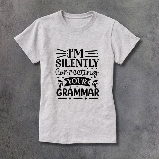 Stil corrigeren van uw grammatica t-shirt