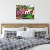 Stil dag op een Boerderij in Vermont Canvas Afdruk (Insitu (Slaapkamer))