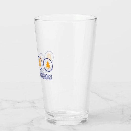 Stil de cascades op glas (Links)