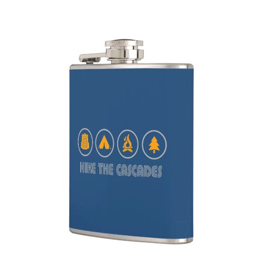 Stil de cascades op heupfles (Links)