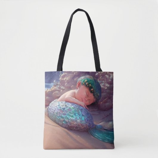 Stil een Bye-Mermaid Tote Bag (Voorkant)