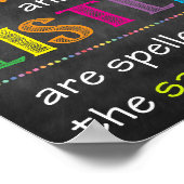 Stil en luister afdrukbaar Poster (Hoek)