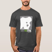 Stil en sterk Logo Shirt - Donker (Voorkant)