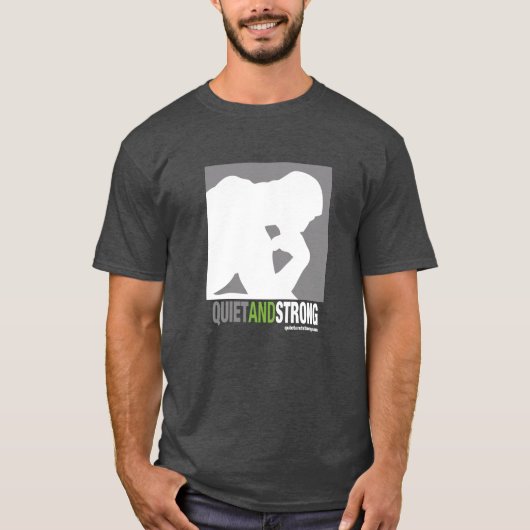 Stil en sterk Logo Shirt - Donker (Voorkant)