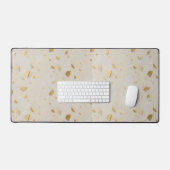 Stil Goud — Subtiele Luxe & Trouwsfeer Bureaumat (Keyboard & Muis)