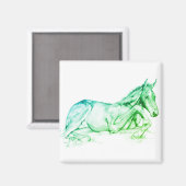 Stil (groen) magneet (Voorkant / Achterkant)