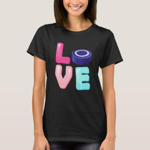 Stil Hockey Player Team voor meisjes T-shirt