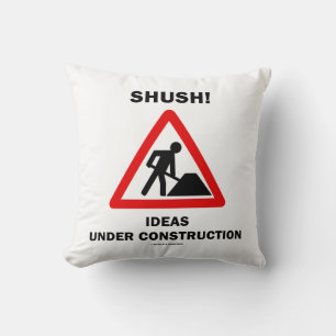 Stil! Ideeën In Bouw Teken Humor Kussen