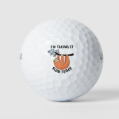 Stil, ik doe het vandaag langzaam. golfballen (Voorkant)